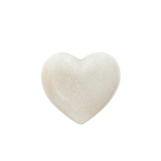 Small White Marble Heart