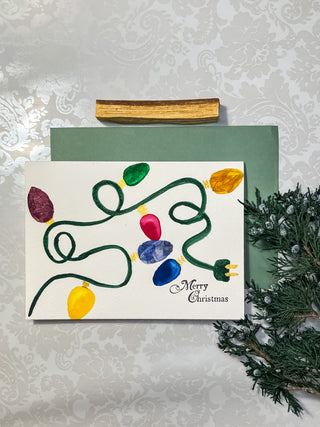 Hand-made Pressed Flower Cards - Holiday Edition