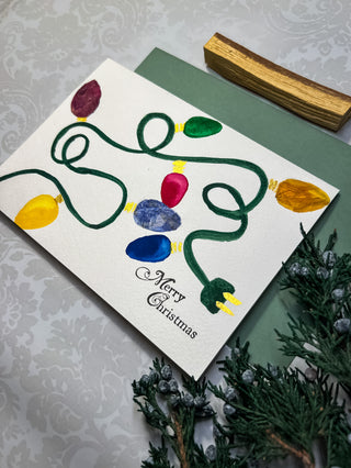 Hand-made Pressed Flower Cards - Holiday Edition