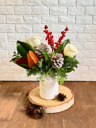 Holiday Cheer Vase Arrangement